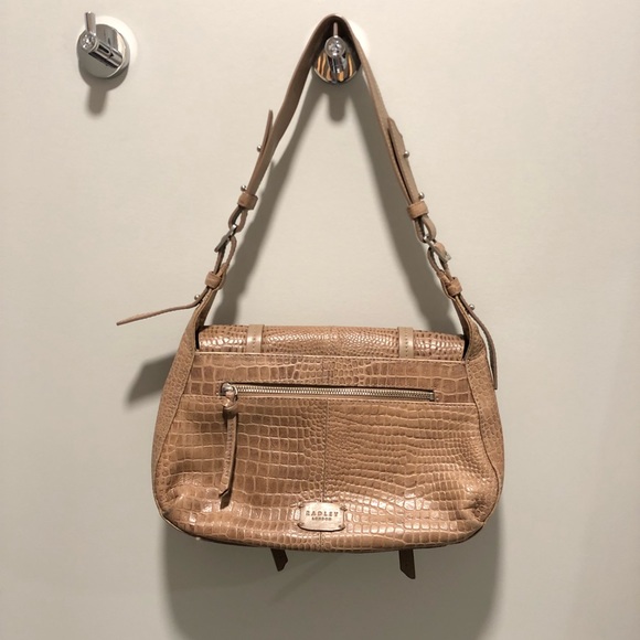 Radley London Croc embossed leather shoulder bag - Picture 2 of 10